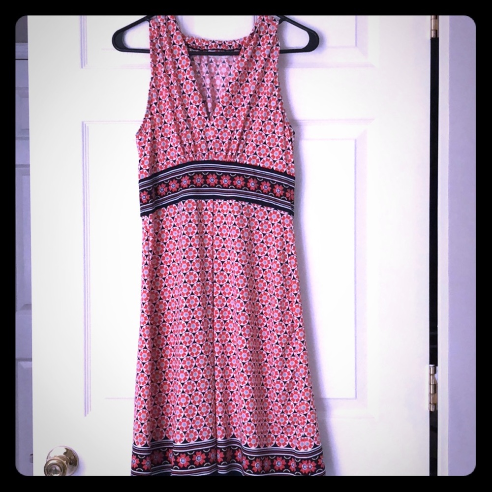 Max Studio Red/blue print dress